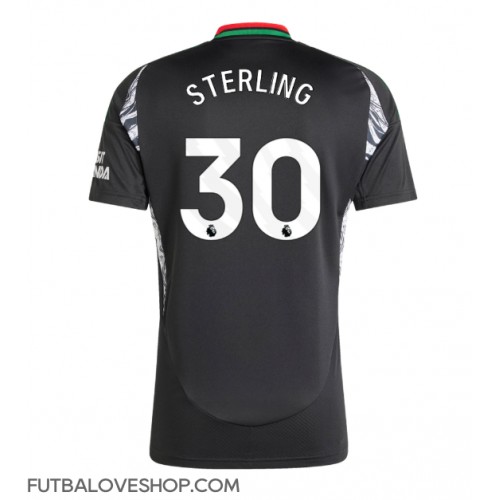 Dres Arsenal Raheem Sterling #30 Preč 2024-25 Krátky Rukáv